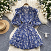 Niche Floral Embroidered Ruffled Dress