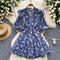 Niche Floral Embroidered Ruffled Dress