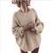 Bat Sleeve Loose-fit Hollowed Sweater