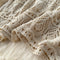 Hollowed Crochet Cardigan&Skirt 2Pcs