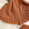 V-neck Knitwear&Fishtail Skirt 2Pcs