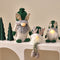 Green Faceless Christmas Doll Desktop Decoration