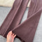 Zipped Sweatshirt & Wide-leg Trousers 2Pcs