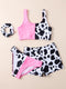 Summer Retro Polka Dot Spot Swimsuit