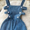 Niche Hollowed Wide-leg Denim Jumpsuits