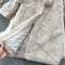 Thermal Fluffy Apricot Hooded Coat