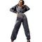 Color Blocking Hooded Jumpsuits