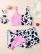 Summer Retro Polka Dot Spot Swimsuit