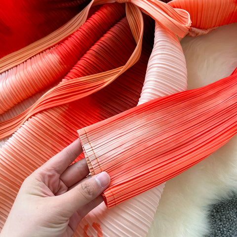 Oversized Openwork Lapeled Printed Dress