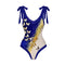 Gold Dust Butterfly Chiffon Swimsuit