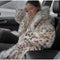 Vintage Leopard Printed Fur Coat