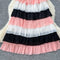 Niche Knitted Patchwork Cake Dress