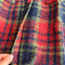 Red Plaid Vest Dress with Sweater 2Pcs