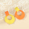 Irregular Design Geometric Circle Earrings