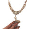 Pearls and Diamonds Baroque Style Necklace