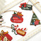 Wooden Christmas Tree Gift Bag Hanging