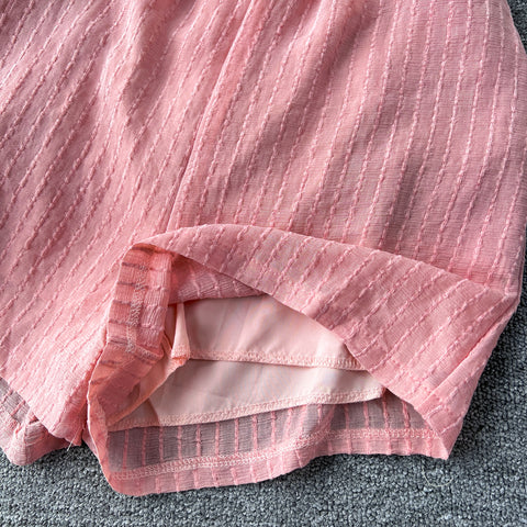 Loose Shirt&Wide-leg Shorts 2Pcs