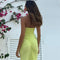 Elegant Pleated One-step Halter Dress