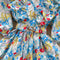 Ruffled Collar Floral Puffy Dress