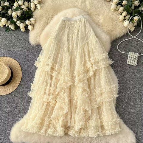 Fairy Layered Mesh Puffy Skirt