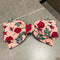 French Vintage Rose Bow Hair Clips