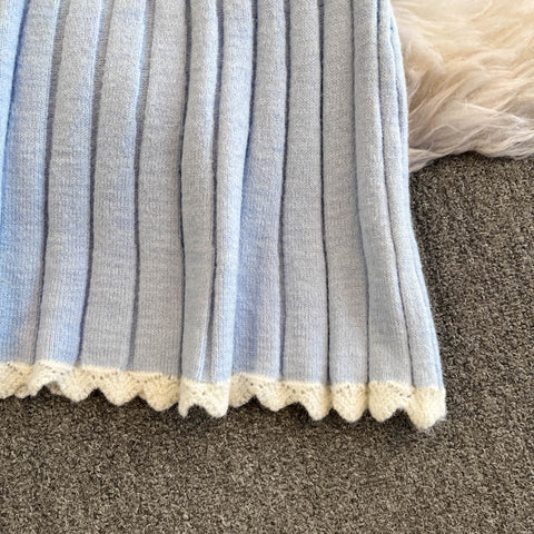 Sweetie Sweater&Pleated Skirt 2Pcs