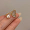 Butterfly Pearl Opening Index Finger Ring