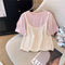 Hollowed Camisole&Shirt Casual 2Pcs