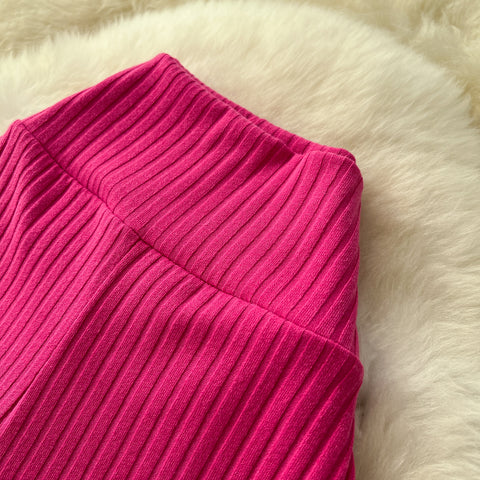 Niche Tip-striped Elastic Yoga Pants