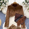 Fringed Top&Jacket&Skirt Niche 3Pcs