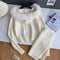 Hooded Sweater & Skirt Twist-knit 2Pcs