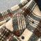 Two-sided Wearable Thickened Plaid Coat