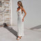 See-through Hollowed Knitted Slip Dress