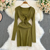 Niche Backless 3d Knotted Dress