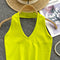 Bright Color Sportswear Halter Top