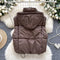 Hooded Sleeveless Padded Jacket