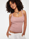 Chic Thread Knit Bottoming Camisole