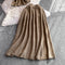 Turtleneck Knitwear&A-line Skirt 2Pcs