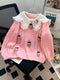 Sweetie 3d Strawberry Twisted Sweater