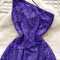 Asymmetric Sequined One-shoulder Slip Dress