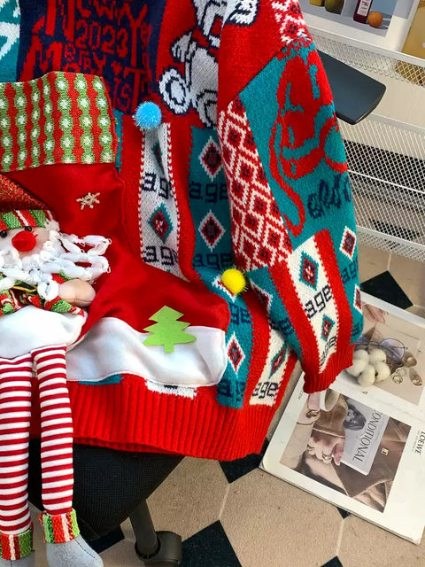 Niche Christmas Elements Thermal Sweater