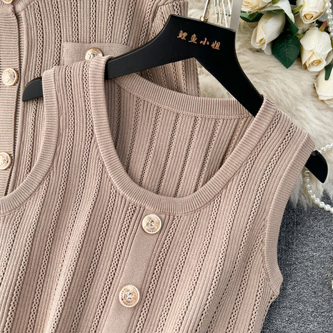 Cardigan&Vest&Skirt Metal Button 3Pcs
