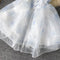 Lace-up Organza Puffy Slip Dress