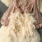 High-end Fur Patchwork Sequined Dress