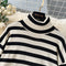 Striped Sweater&Trousers Casual 2Pcs