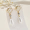 Retro Pearl Camellia Delicate Earrings