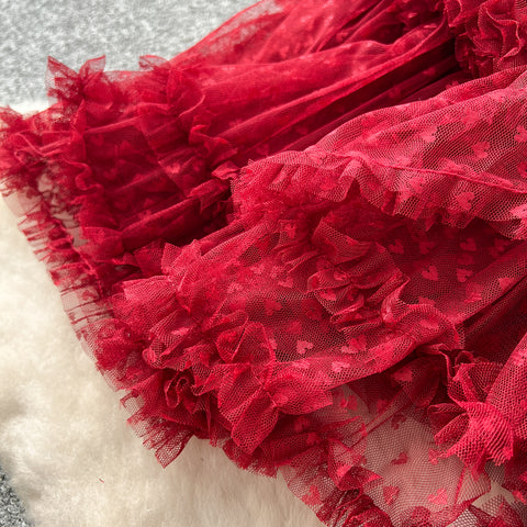 Fairy Layered Mesh Puffy Skirt