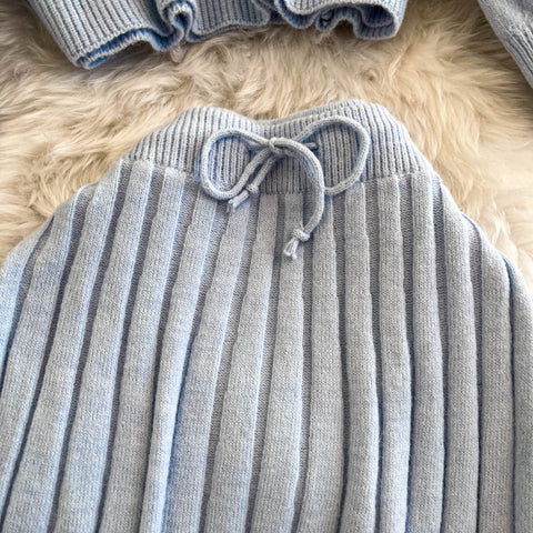 Sweetie Sweater&Pleated Skirt 2Pcs