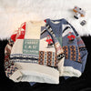 Japanese Style Oversized Patchwork Sweater