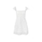 Simple Design White Lace Dress